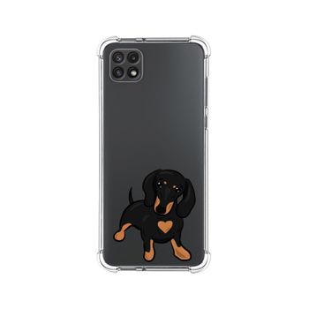 Funda Silicona Antigolpes Para Samsung Galaxy A22 5g Diseño Perros 04