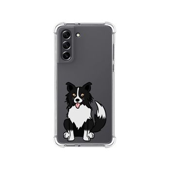 Funda Silicona Antigolpes Para Samsung Galaxy S21 Fe 5g Diseño Perros 01