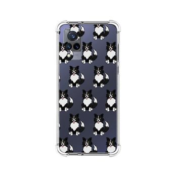 Funda Silicona Antigolpes Para Vivo V21 5g Diseño Perros 07