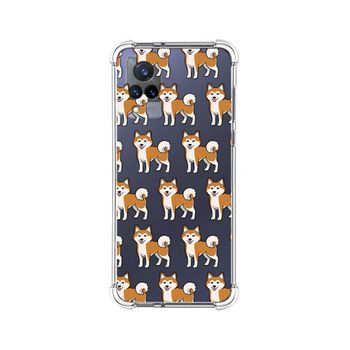 Funda Silicona Antigolpes Para Vivo V21 5g Diseño Perros 08