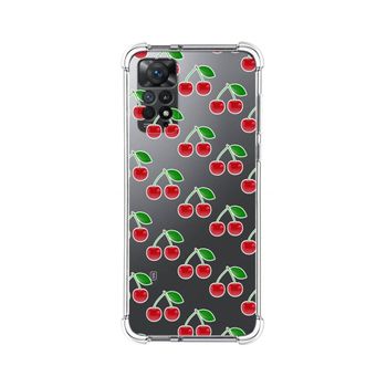 Funda Silicona Antigolpes Para Xiaomi Redmi Note 11 Pro / 11 Pro 5g Diseño Cerezas