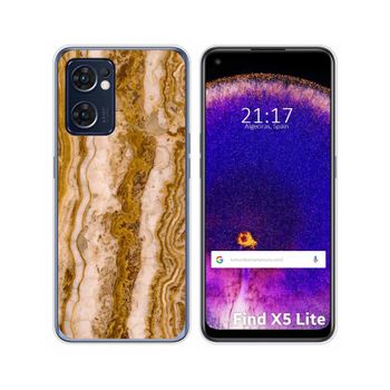 Funda Silicona Para Oppo Find X5 Lite 5g Diseño Mármol 10