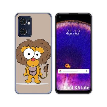 Funda Silicona Para Oppo Find X5 Lite 5g Diseño Leon