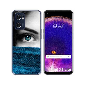 Funda Silicona Para Oppo Find X5 Lite 5g Diseño Ojo