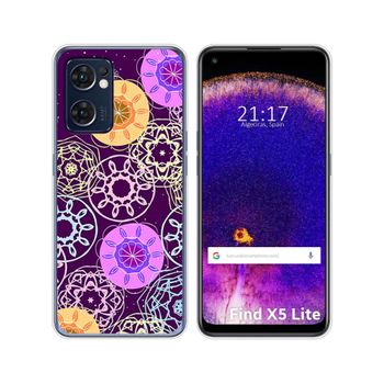 Funda Silicona Para Oppo Find X5 Lite 5g Diseño Radial