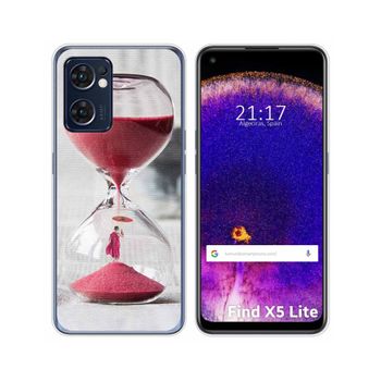 Funda Silicona Para Oppo Find X5 Lite 5g Diseño Reloj