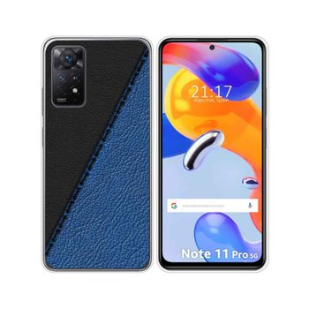 Funda Silicona Para Xiaomi Redmi Note 11 Pro / 11 Pro 5g Diseño Cuero 02