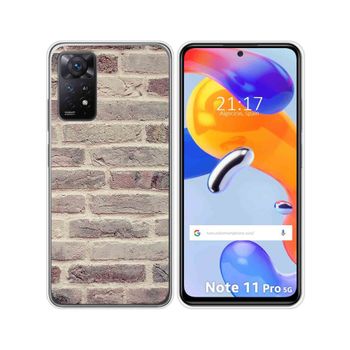 Funda Silicona Para Xiaomi Redmi Note 11 Pro / 11 Pro 5g Diseño Ladrillo 01