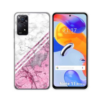 Funda Silicona Para Xiaomi Redmi Note 11 Pro / 11 Pro 5g Diseño Mármol 03