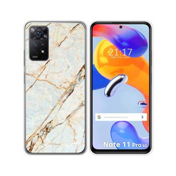 Funda Silicona Para Xiaomi Redmi Note 11 Pro / 11 Pro 5g Diseño Mármol 13