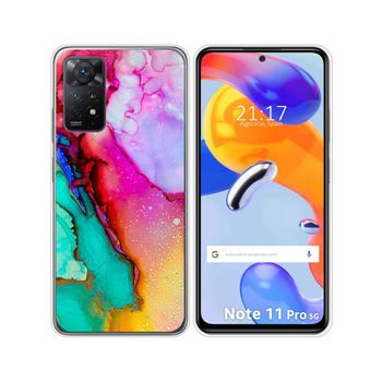 Funda Silicona Para Xiaomi Redmi Note 11 Pro / 11 Pro 5g Diseño Mármol 15