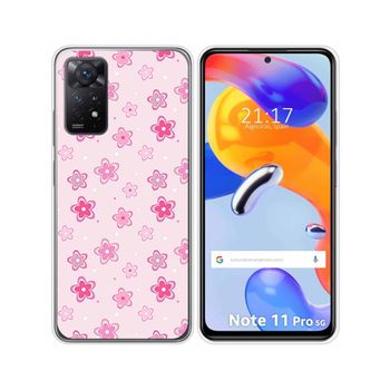 Funda Silicona Para Xiaomi Redmi Note 11 Pro / 11 Pro 5g Diseño Flores