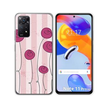 Funda Silicona Para Xiaomi Redmi Note 11 Pro / 11 Pro 5g Diseño Flores Vintage