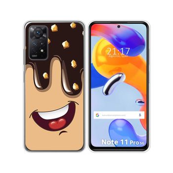 Funda Silicona Para Xiaomi Redmi Note 11 Pro / 11 Pro 5g Diseño Helado Chocolate