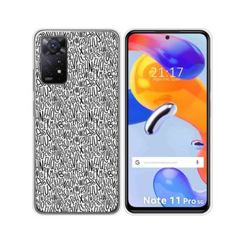 Funda Silicona Para Xiaomi Redmi Note 11 Pro / 11 Pro 5g Diseño Letras