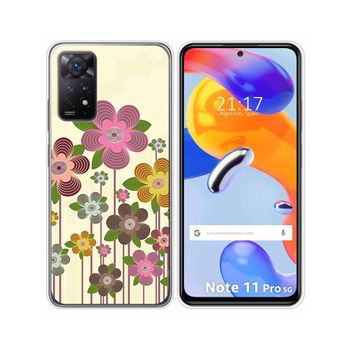 Funda Silicona Para Xiaomi Redmi Note 11 Pro / 11 Pro 5g Diseño Primavera En Flor