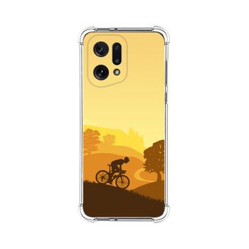 Funda Silicona Antigolpes Para Oppo Find X5 5g Diseño Ciclista