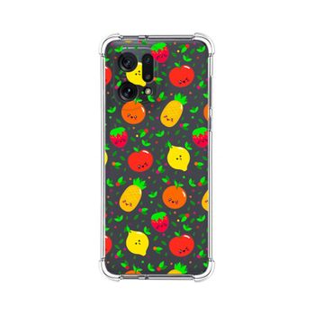 Funda Silicona Antigolpes Para Oppo Find X5 5g Diseño Frutas 01
