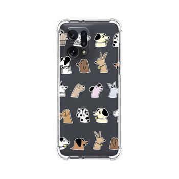 Funda Silicona Antigolpes Para Oppo Find X5 5g Diseño Perros