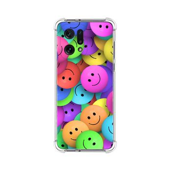 Funda Silicona Antigolpes Para Oppo Find X5 5g Diseño Smile