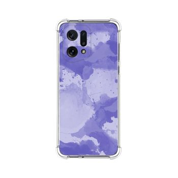 Funda Silicona Antigolpes Para Oppo Find X5 5g Diseño Acuarela 01