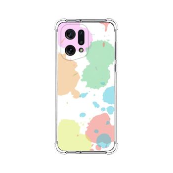 Funda Silicona Antigolpes Para Oppo Find X5 5g Diseño Acuarela 05