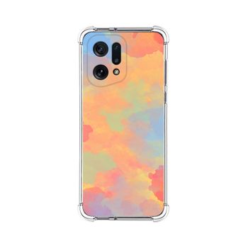 Funda Silicona Antigolpes Para Oppo Find X5 5g Diseño Acuarela 08