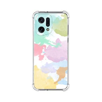 Funda Silicona Antigolpes Para Oppo Find X5 5g Diseño Acuarela 11