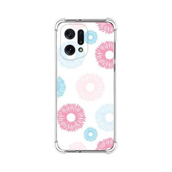 Funda Silicona Antigolpes Para Oppo Find X5 5g Diseño Flores 06