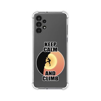 Funda Silicona Antigolpes Para Samsung Galaxy A13 4g Diseño Hombre Escalada