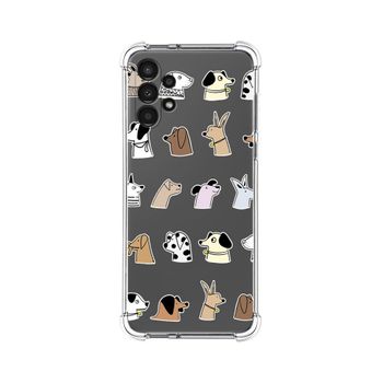 Funda Silicona Antigolpes Para Samsung Galaxy A13 4g Diseño Perros