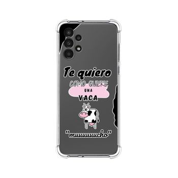 Funda Silicona Antigolpes Para Samsung Galaxy A13 4g Diseño Vaca