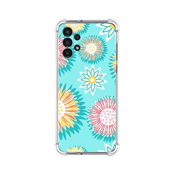 Funda Silicona Antigolpes Para Samsung Galaxy A13 4g Diseño Flores 05