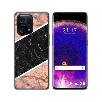 Funda Silicona Para Oppo Find X5 5g Diseño Mármol 07