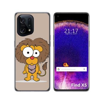 Funda Silicona Para Oppo Find X5 5g Diseño Leon