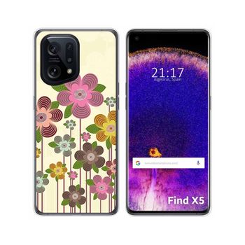 Funda Silicona Para Oppo Find X5 5g Diseño Primavera En Flor