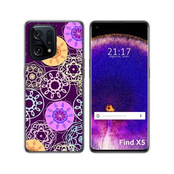 Funda Silicona Para Oppo Find X5 5g Diseño Radial