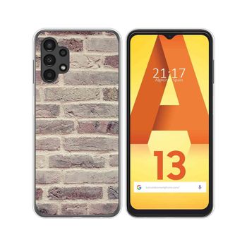 Funda Silicona Para Samsung Galaxy A13 4g Diseño Ladrillo 01