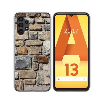 Funda Silicona Para Samsung Galaxy A13 4g Diseño Ladrillo 03