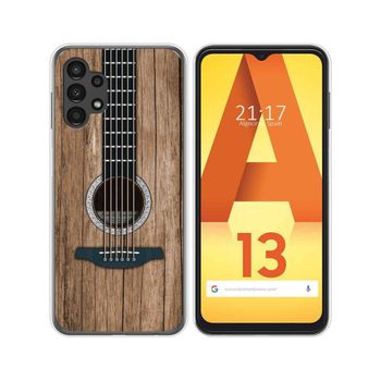 Funda Silicona Para Samsung Galaxy A13 4g Diseño Madera 11