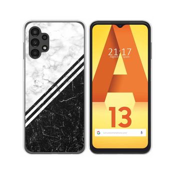 Funda Silicona Para Samsung Galaxy A13 4g Diseño Mármol 01