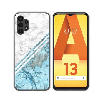 Funda Silicona Para Samsung Galaxy A13 4g Diseño Mármol 02