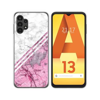 Funda Silicona Para Samsung Galaxy A13 4g Diseño Mármol 03