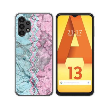 Funda Silicona Para Samsung Galaxy A13 4g Diseño Mármol 08