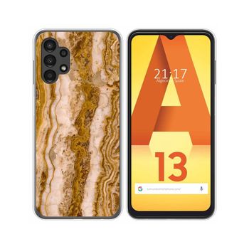 Funda Silicona Para Samsung Galaxy A13 4g Diseño Mármol 10