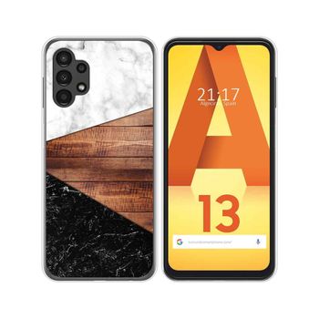 Funda Silicona Para Samsung Galaxy A13 4g Diseño Mármol 11