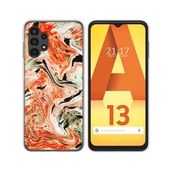 Funda Silicona Para Samsung Galaxy A13 4g Diseño Mármol 12