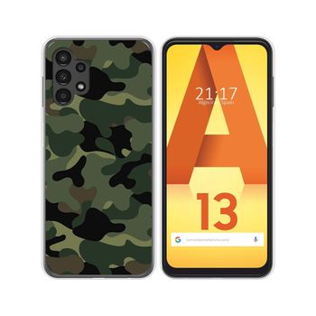 Funda Silicona Para Samsung Galaxy A13 4g Diseño Camuflaje