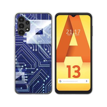 Funda Silicona Para Samsung Galaxy A13 4g Diseño Circuito