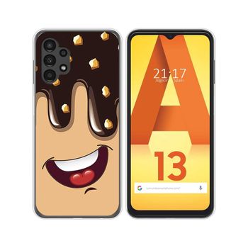 Funda Silicona Para Samsung Galaxy A13 4g Diseño Helado Chocolate